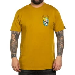 Men's T-shirt SULLEN - CARMELO - HARVEST GOLD -Fashionable street clothing scm3876 hvgd 5