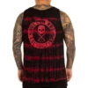 Men's Tank Top SULLEN - BOH QUAKE - BLACK / RED - EARTHQUAKE -Fashionable street clothing scm4385 15xmddg