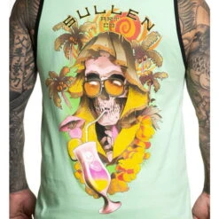 Men's Tank Top SULLEN - SUN BUM - NEPTUNE GREEN 7 Men's Tank Top SULLEN - SUN BUM - NEPTUNE GREEN -Fashionable street clothing scm4388 61nygt