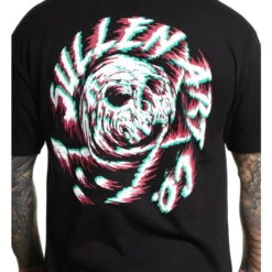 Men's T-shirt SULLEN - HURRICANE - BLACK -Fashionable street clothing scm4653 002