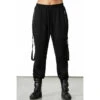 Trousers Unisex (sweatpants) KILLSTAR - Scourge Joggers - Black -Fashionable street clothing scroudge joggers w e000