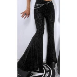 Women's Trousers KILLSTAR - She's Electric Velvet Flares 9 Women's Trousers KILLSTAR - She's Electric Velvet Flares -Fashionable street clothing she s electric velvet flares b x1602