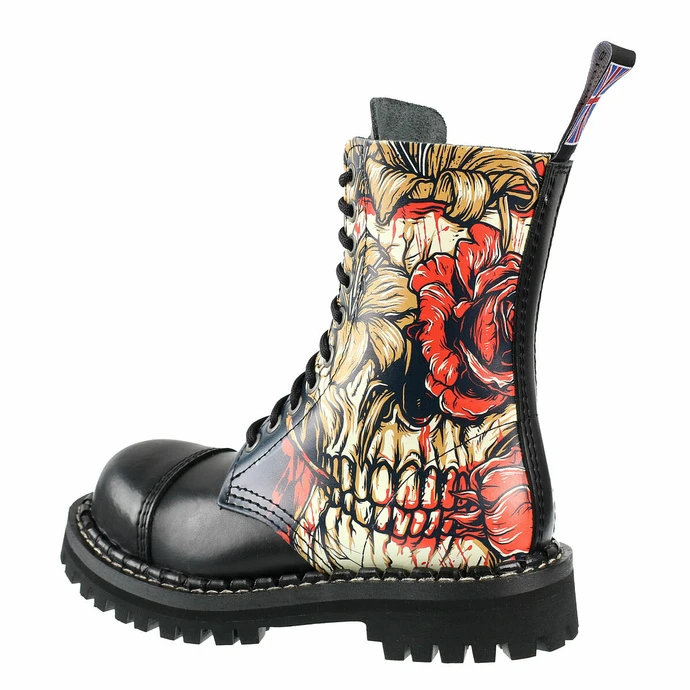 Boots STEADY´S - 10 Eyelet - Skull 5 Boots STEADY´S - 10 Eyelet - Skull - Image 3