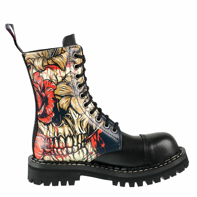 Boots STEADY´S - 10 Eyelet - Skull 6 Boots STEADY´S - 10 Eyelet - Skull - Image 4