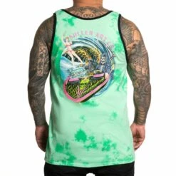 Men's Tank Top SULLEN - GRIM RIPPER - NEPTUNE/DK.NEPTUNE CRYSTAL WSH