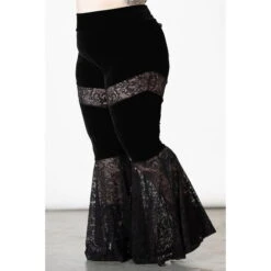 Women's Trousers KILLSTAR - Solstice Bell - Black 13 Women's Trousers KILLSTAR - Solstice Bell - Black -Fashionable street clothing solstice bell bottoms9
