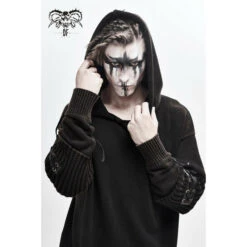 Men's Sweater DEVIL FASHION - Jigsaw Feeling Punk -Fashionable street clothing sr009 9