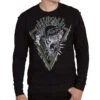 Sweatshirt (no Hood) Men's - SWEAT HARDCORE MONKEY VERT - HYRAW -Fashionable street clothing swh monkey kh1