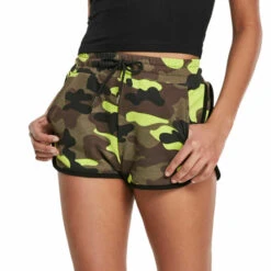Women's Shorts URBAN CLASSICS - Camo - TB2843