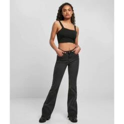 Women's Trousers URBAN CLASSICS - Flared - TB4549 -Fashionable street clothing tb4549 mw1 d0713