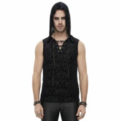 Men's Tank Top DEVIL FASHION - Stigmata Gothic Floral