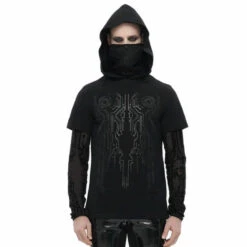 Men's Long-sleeved T-shirt DEVIL FASHION - Tsar Cyberpunk