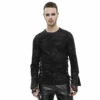 Men's Long-sleeved T-shirt DEVIL FASHION - Lullaby Printed Punk -Fashionable street clothing tt204 9