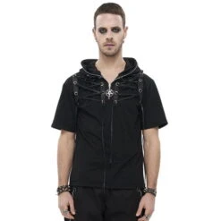 Men's T-shirt DEVIL FASHION - Belphegor Punk Pentagram