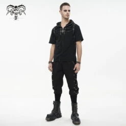 Men's T-shirt DEVIL FASHION - Belphegor Punk Pentagram -Fashionable street clothing tt210 8