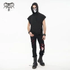 Men's T-shirt DEVIL FASHION - Death Mask Punk -Fashionable street clothing tt213 8t