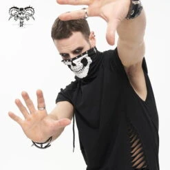 Men's T-shirt DEVIL FASHION - Death Mask Punk -Fashionable street clothing tt213 9t