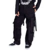 Men's Trousers POIZEN INDUSTRIES - UTOPIA - BLACK -Fashionable street clothing utopia pants mens black poizen industries 1