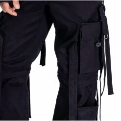 Men's Trousers POIZEN INDUSTRIES - UTOPIA - BLACK -Fashionable street clothing utopia pants mens black poizen industries 5