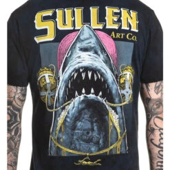 Men's T-shirt SULLEN - CHUGGIN - NAVY / BLACK CRYSTAL WASH 7 Men's T-shirt SULLEN - CHUGGIN - NAVY / BLACK CRYSTAL WASH -Fashionable street clothing va11f