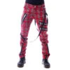 Men's Trousers VIXXSIN - VINCENT - RED TARTAN