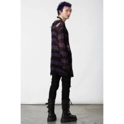 Sweater Unisex KILLSTAR - Graph Knit - Black/Eggplant 12 Sweater Unisex KILLSTAR - Graph Knit - Black/Eggplant -Fashionable street clothing vm3yv7sj