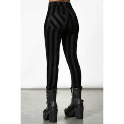 Women's Trousers KILLSTAR - Walk The Plank - Black -Fashionable street clothing walk the plank trousers w b x1602