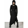 Women's Sweater KILLSTAR - Aillean Hooded Wrap - Black