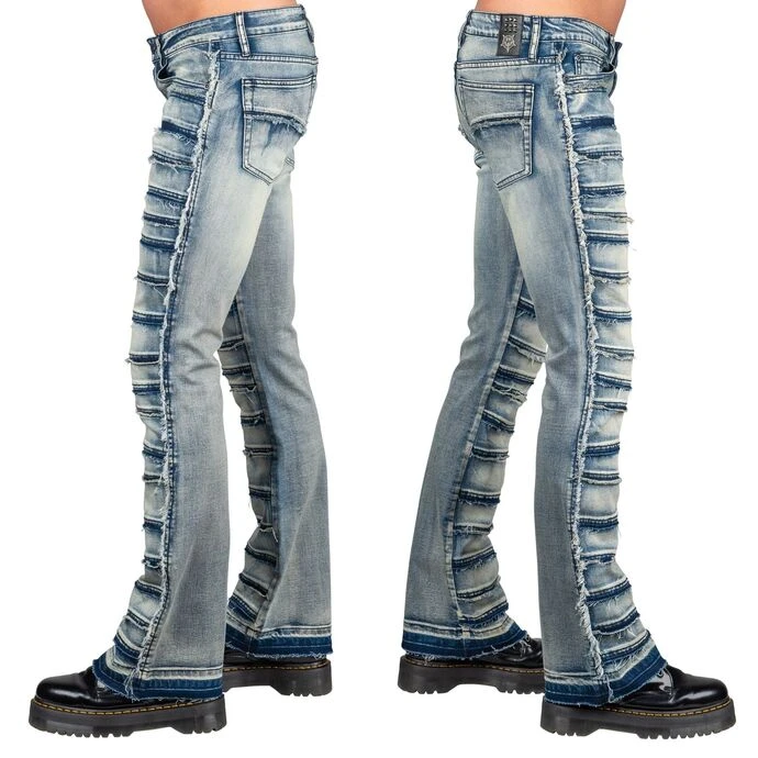Men's Trousers (jeans) WORNSTAR - Bandage - Classic Blue 4 Men's Trousers (jeans) WORNSTAR - Bandage - Classic Blue - Image 2