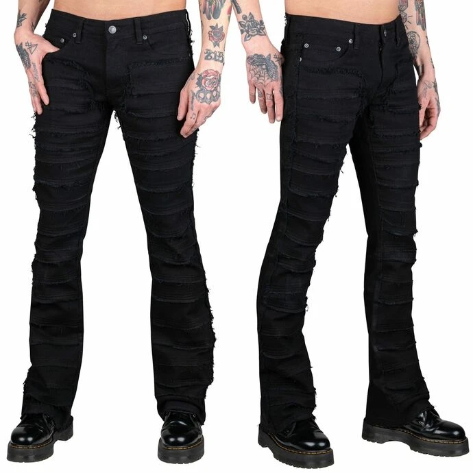 Men's Trousers (jeans) WORNSTAR - Bandage - Black 3 Men's Trousers (jeans) WORNSTAR - Bandage - Black