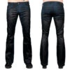 Men's Pants (jeans) WORNSTAR - Hellraiser Coated - Cobalt Blue -Fashionable street clothing wsgp hrcb 4