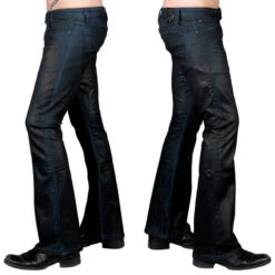 Men's Pants (jeans) WORNSTAR - Hellraiser Coated - Cobalt Blue -Fashionable street clothing wsgp hrcb 6