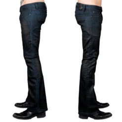 Men's Pants (jeans) WORNSTAR - Hellraiser Coated - Cobalt Blue -Fashionable street clothing wsgp hrcb 7