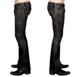 Men's Pants WORNSTAR - Hellraiser Coated - Raw Umber -Fashionable street clothing wsgp hrcbr 5
