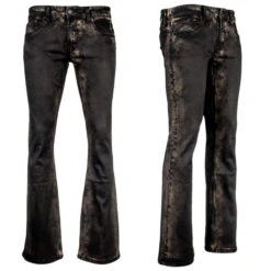 Men's Pants WORNSTAR - Hellraiser Coated - Raw Umber -Fashionable street clothing wsgp hrcbr 6