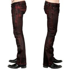Men's Trousers (jeans) WORNSTAR - Hellraiser Crimson Coated 10 Men's Trousers (jeans) WORNSTAR - Hellraiser Crimson Coated -Fashionable street clothing wsgp hrcc 012 2002x