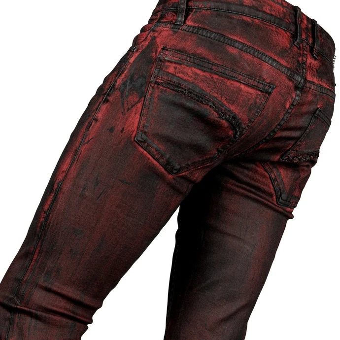 Men's Trousers (jeans) WORNSTAR - Hellraiser Crimson Coated 7 Men's Trousers (jeans) WORNSTAR - Hellraiser Crimson Coated - Image 5