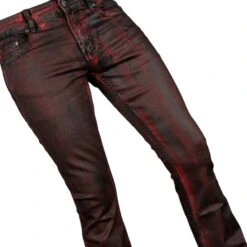Men's Trousers (jeans) WORNSTAR - Hellraiser Crimson Coated 13 Men's Trousers (jeans) WORNSTAR - Hellraiser Crimson Coated -Fashionable street clothing wsgp hrcc 012 2005x
