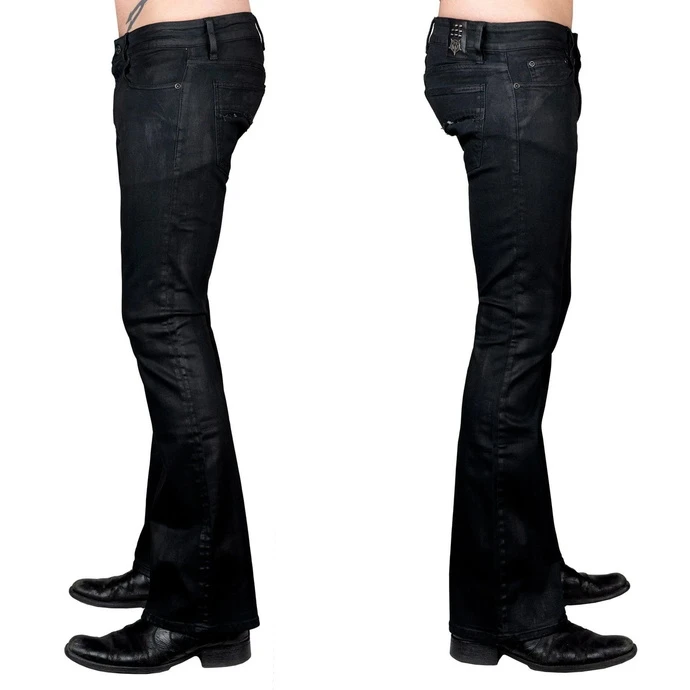 Men's Pants (jeans) WORNSTAR - Hellraiser Coated - Charcoal 4 Men's Pants (jeans) WORNSTAR - Hellraiser Coated - Charcoal - Image 2