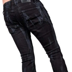 Men's Pants WORNSTAR - Hellraiser Vapor - Black -Fashionable street clothing wsp hrkvp 6