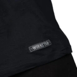 Men's T-shirt WORNSTAR - Essentials - Black -Fashionable street clothing wstem k 5tw