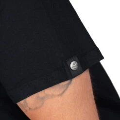 Men's T-shirt WORNSTAR - Essentials - Black -Fashionable street clothing wstem k 6tw