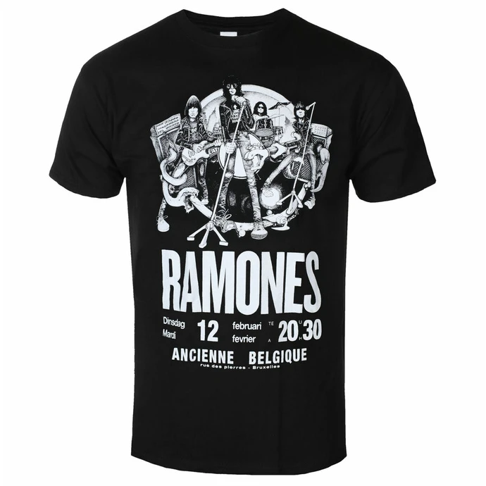 Men's T-shirt Ramones - Belgium - ROCK OFF 3 Men's T-shirt Ramones - Belgium - ROCK OFF