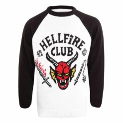 Sweater Unisex Stranger Things - Christmas Jumper Hellfire Club