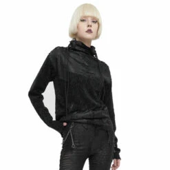 Women's Sweater DEVIL FASHION - Asymmetric Gothic