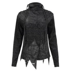 Women's Sweater DEVIL FASHION - Asymmetric Gothic -Fashionable street clothing ysrpqkj0i9